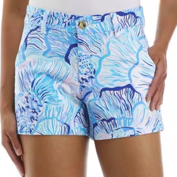 Lilly Pulitzer Pants - NWT!! Lilly Pulitzer Bermuda Blue Callahan Stretch Short, Size 8